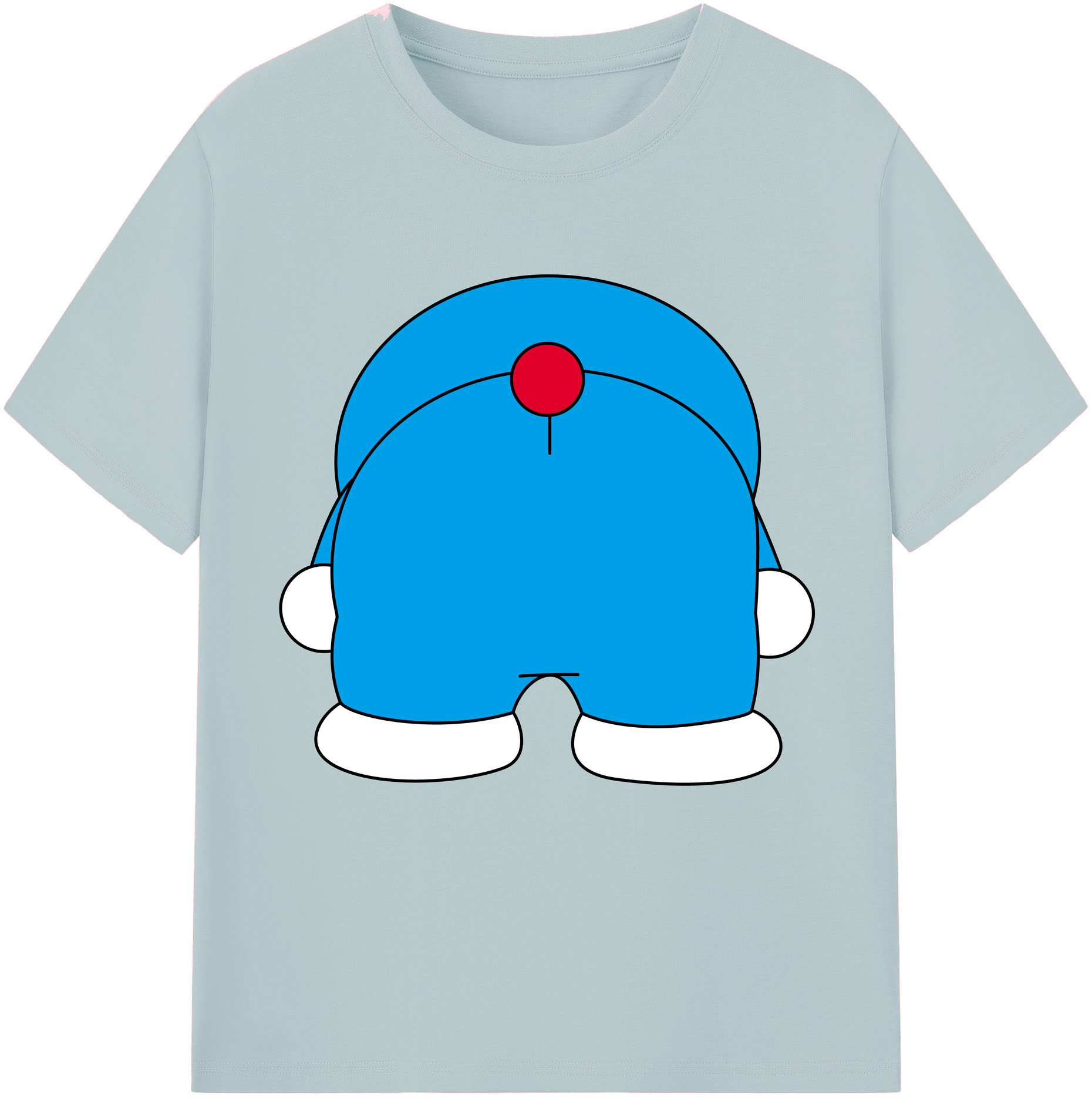 （画像用） ドラえもん Doraemon 綿100％半袖Tシャツ（フロントプリント）